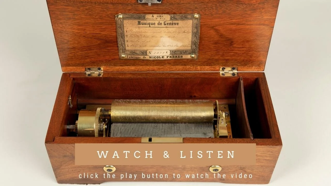 Nicole Frerers music box — Johan Goyvaerts Antique Musical Boxes